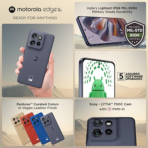 Image of (Refurbished) Motorola Edge 50 Neo 5G (Pantone Latte, 8GB RAM, 256GB Storage)