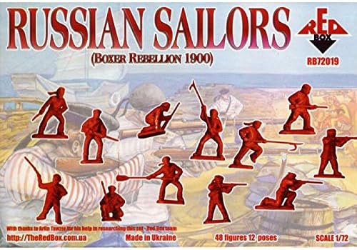 Bundle lot of Red Box Russian Sailors 48+Boxer Rebellion 72018+72019 1/72 Scale