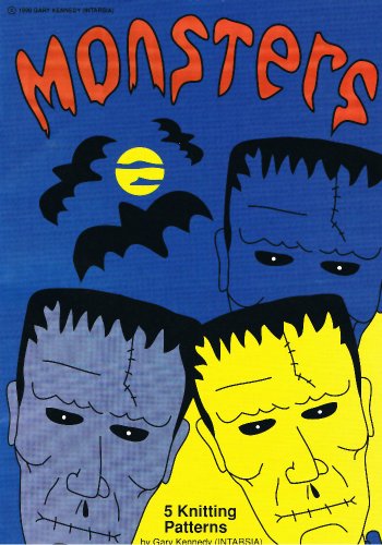Image of Monsters Knitting Pattern Booklet: 5 Knitting Patterns for children's and adult's jumpers (sizes 24"- 44")