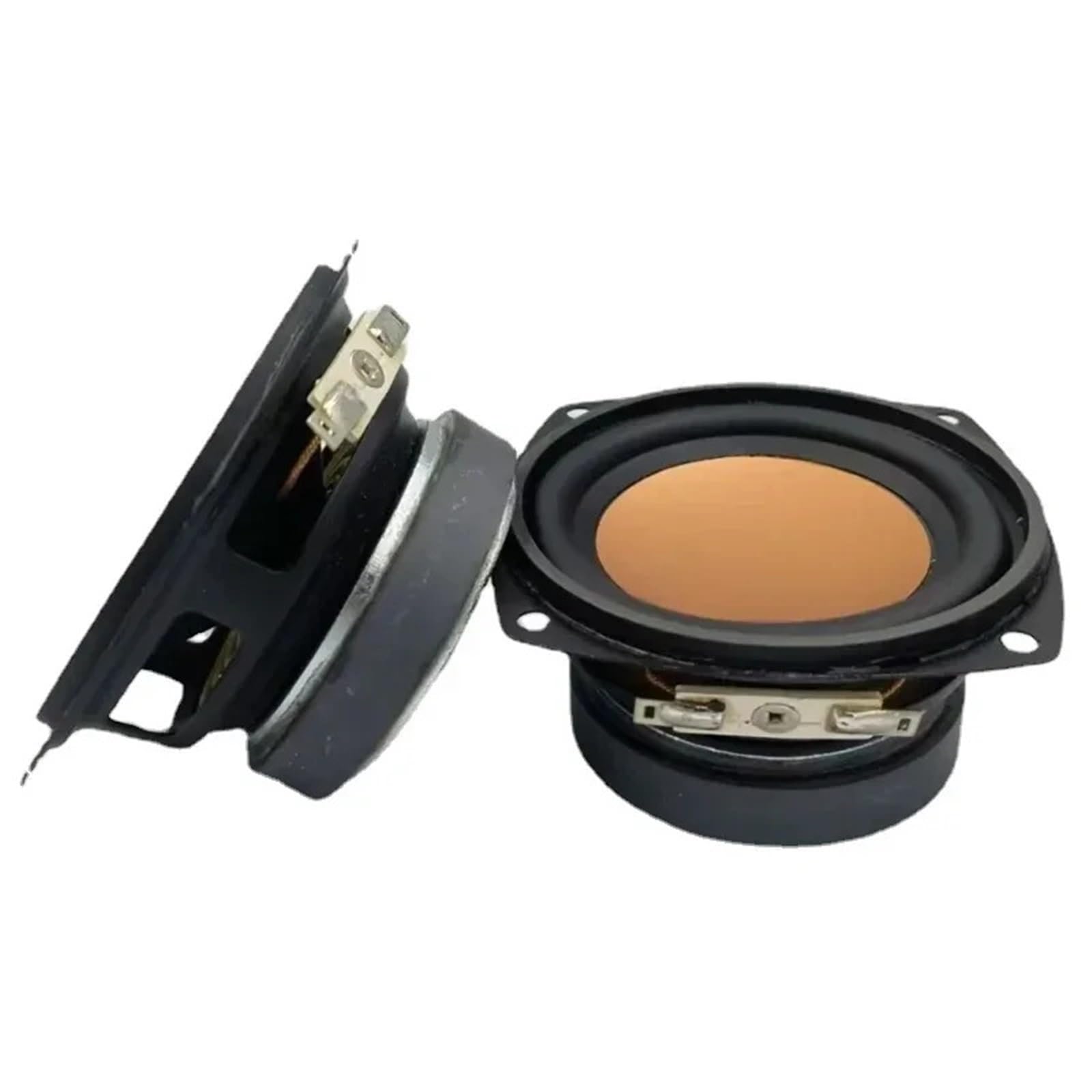 Altavoz de Audio portátil de 3 Pulgadas, 2 uds., 4 Ohm, 8 Ohm, 20W, Altavoz de Sonido de Rango Completo, Borde de Goma, Audio en casa(4 Ohm 20W Speaker)
