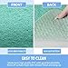 Hargiis Non-Slip Bathtub Mat, Anti Slip Shower Mat, Fast Drying Bathtub Mats, Foot Scrubber Mat, Anti Slip Mat for Tub, Floor, Bathroom, Kitchen, Home, Hotel (Light Green 32