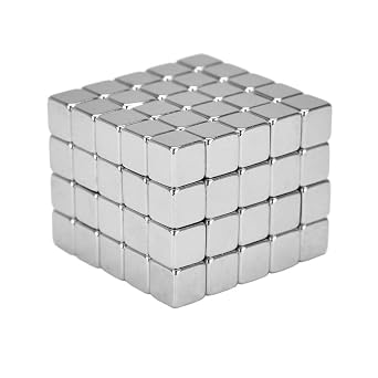 MNS Magneteksan Güçlü Neodyum Mıknatıs Küp 5x5x5 mm (90 Adet)