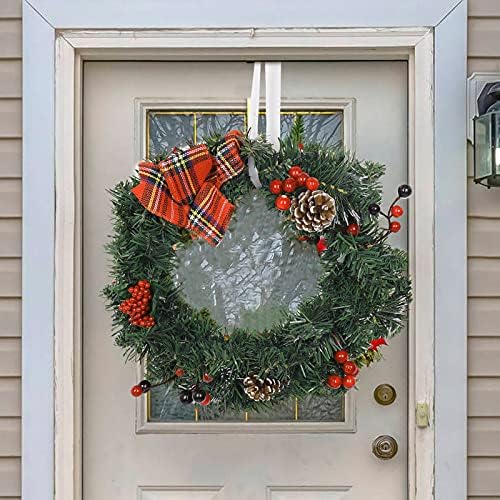 2 Pack Wire Wreath Frame,Round Green Wire Wreath Ring,Metal Wreath Frame for Christmas Wreaths, Crafts, and Floral Flower Arrangements (8-inch, 12-inch)