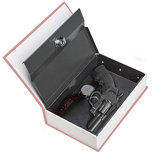 Eioumax 9.5 X 6.3 X 2.3 Inches & 1.4 Pounds Book Safe With Key Lock, Hidden Safe,Metal Butterfly #TOP4