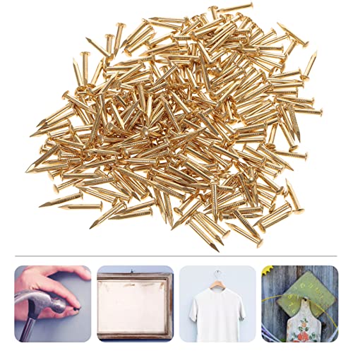 Clavos Angoily para colgar cuadros, sujetadores de cobre para decoración del hogar, paquete de 1 miniatura 6