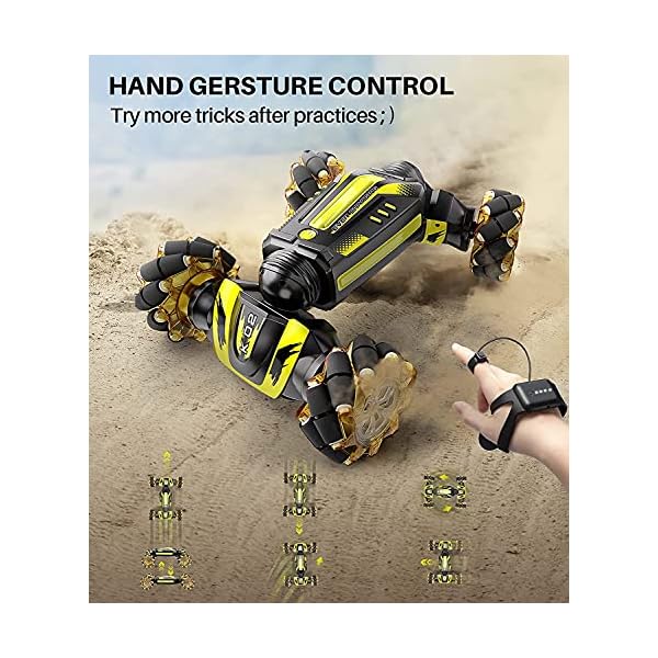 Ferngesteuertes Auto mit Hand-Steuerung 1:12 Groß Off Road 4WD Monster Truck Geländewagen RC Car Crawler Fahrzeug Spielzeug 15km/h 60 min. Geschenk für Kinder Junge mädchen … – Bild 3
