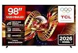 TCL 98C8L 98” SQD-Mini LED TV, 4K HDR 6000 nits and 4,032 dimming zones, Google TV, Dolby Vision & Atmos, Audio by Bang & Olufsen, 144Hz, Apple AirPlay 2 & Alexa