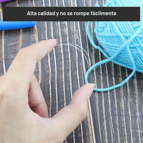 Miniatura 5 de 18 Aguja De Perlas, 6 Tamaños, Ojo Grande, Botella Incluida, Para Enhebrar Perlas, Agujas De Costura Acero Inoxidable