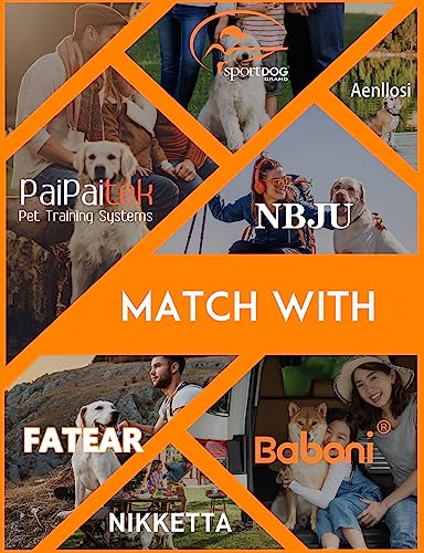 PaiPaitek 3/4 Inch Adjustable Dog Collar, E-Collar Replacement Strap Fit All Brands of Shock Training Collars and Bark Collars - Durable and Reflective - 2 Packs - Thumbnail 7