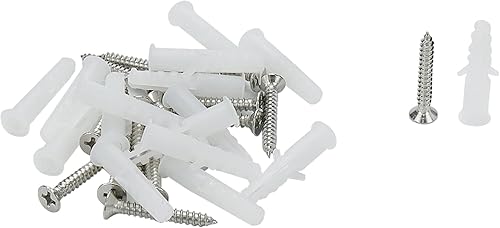 Miniatura 6 de Coshar 4 piezas de 1-12 pulgadas (1.496 in) de diámetro. Cortina de ducha de acero inoxidable resistente Soporte de barra de cortina de armario