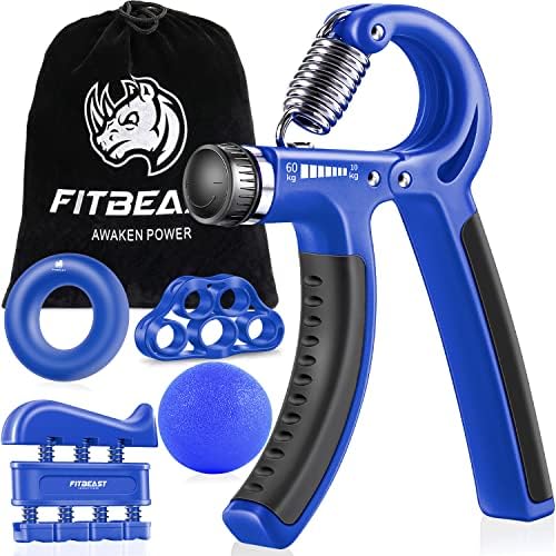 Buy FitBeast Hand Grips Strengthener Wrist Grip Workout Set5 Pack