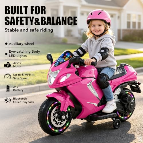 24V Electric Motorcycle for Kids
