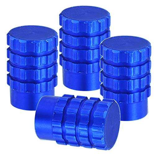 image for Arenbel Tire Valve Caps 4 Pack Universal Metal Heavy-Duty Stem Covers 