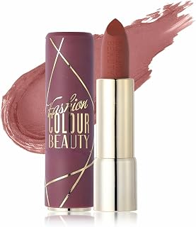 Velvet Matte Lipstick, Matte Velvet Lip Gloss, High Pigmented Long-lasting Waterproof Smudge-proof Non-Stick Cup Lipstick for Women Party Makeup (Nude Brown)