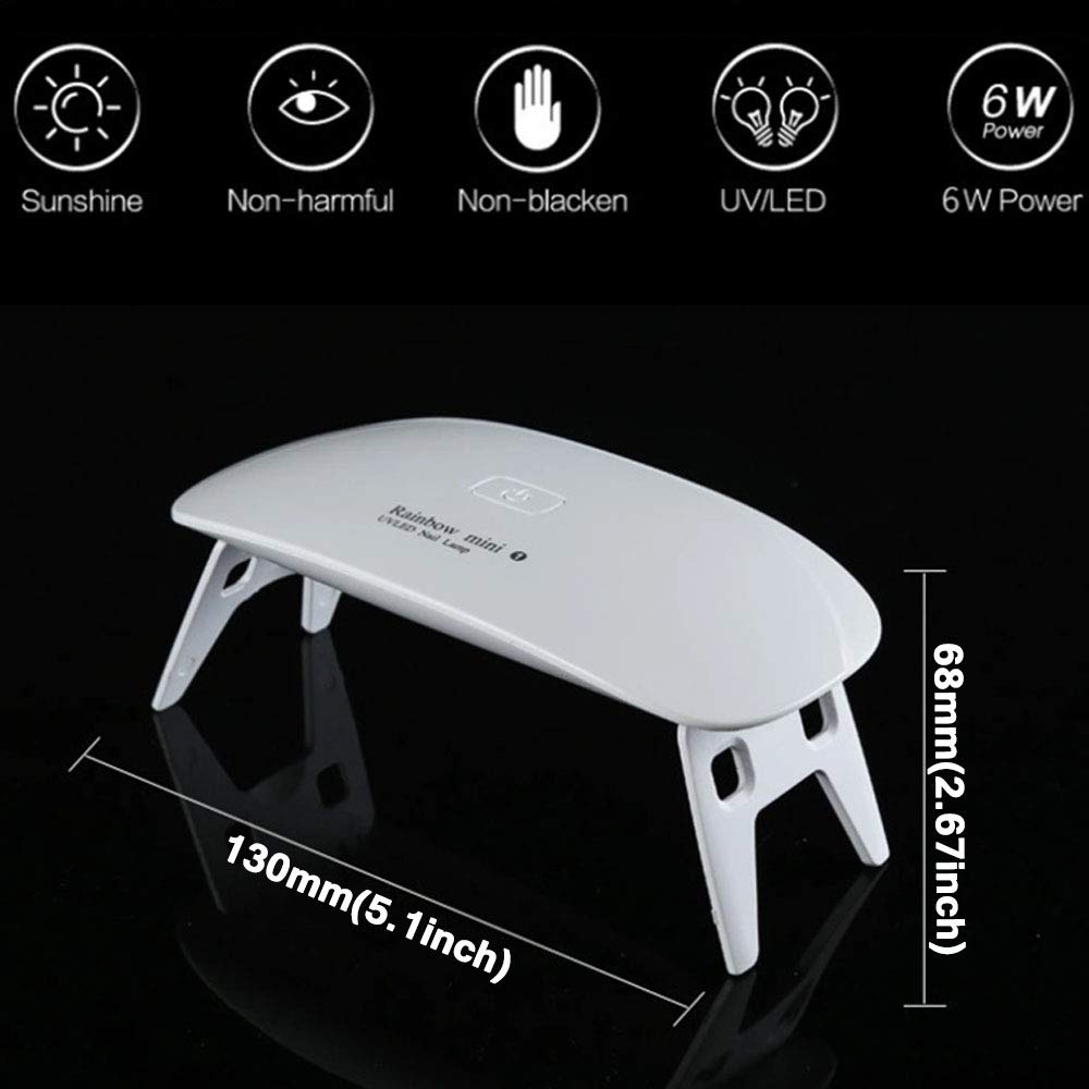 USB Mini lampa do paznokci LED suszarka