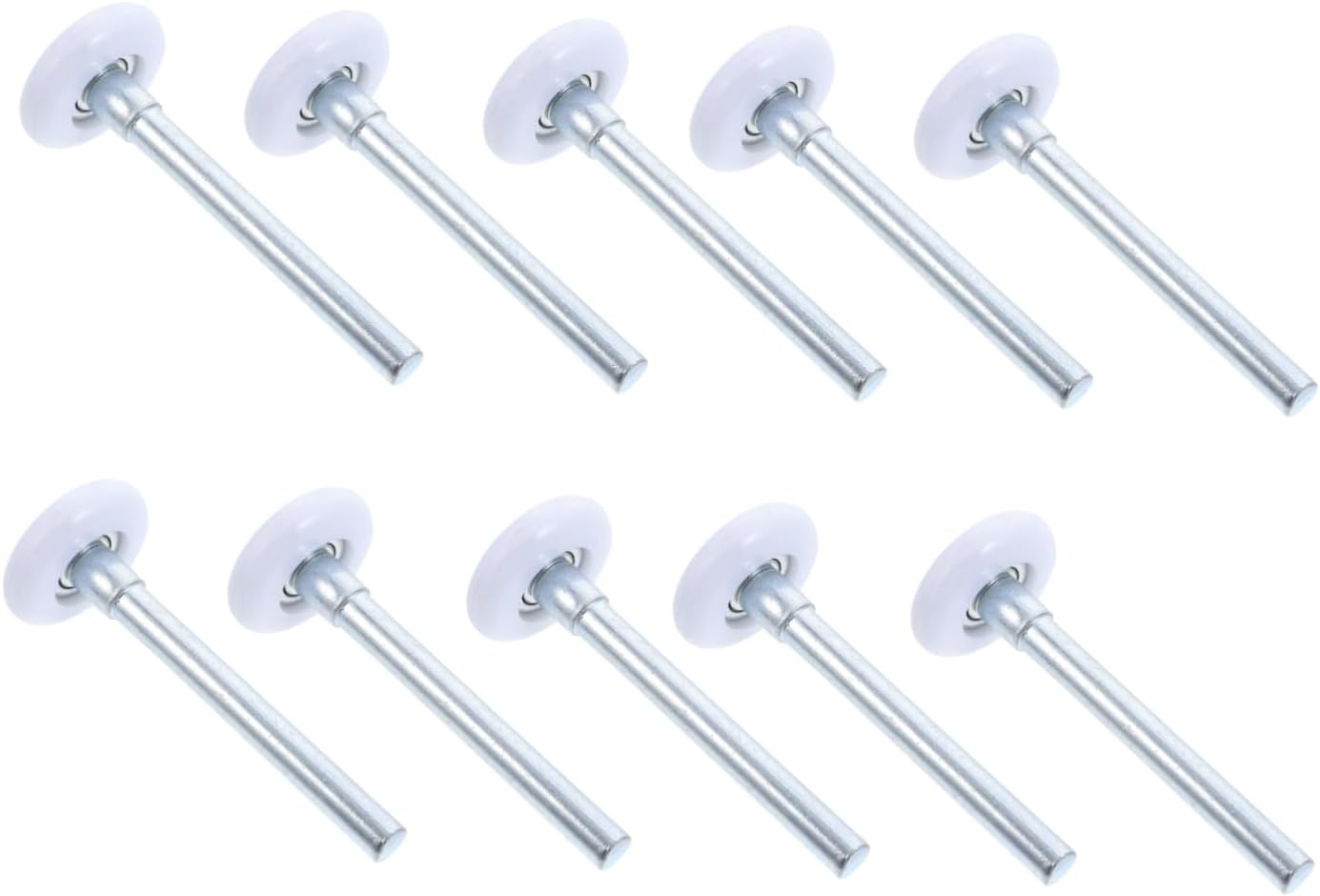 Veemoon 40pcs Heavy Duty Nylon Garage Door Rollers Guide Wheels for Smooth Accessories for Door Track Replacement Sturdy Easy to Install