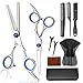 Produktbild Y.F.M Haarschneideset, 9Pcs Professionelle Friseurscheren-Kit, mit Haarschneidescheren, Haarkamm, Clips, Haarschnitt friseurumhang, Friseur Scheren Set geeignet für Kinder Frauen und Männer