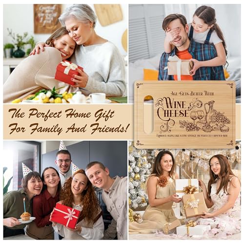 Tabla de Cortar de Bambú para Cocina, Ideal como Regalo para Cumpleaños o Navidad, con Diseño Divertido, para Mujeres, Amigos, Familia, Vecinos y Colegas miniatura 4