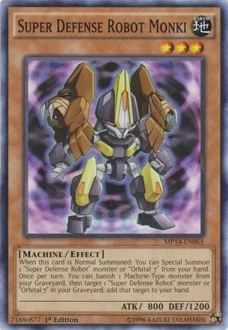 YU-GI-OH! - Super Defense Robot Monki (MP14-EN065) - Mega Pack 2014-1st Edition - Common