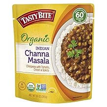 Tasty Bite Organic Channa Masala, 10 Ounce, Ready to Eat, Microwavable Entree, Vegan & Gluten Free