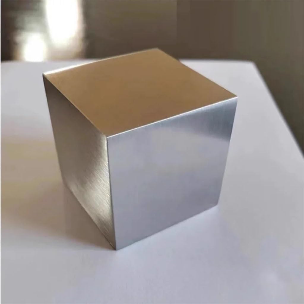 Przycisk do papieru w kształcie kostki ze stali nierdzewnej 304 - polerowany kwadratowy blok | Wymiary: 40mm, 45mm, 50mm(40x40x40mm)