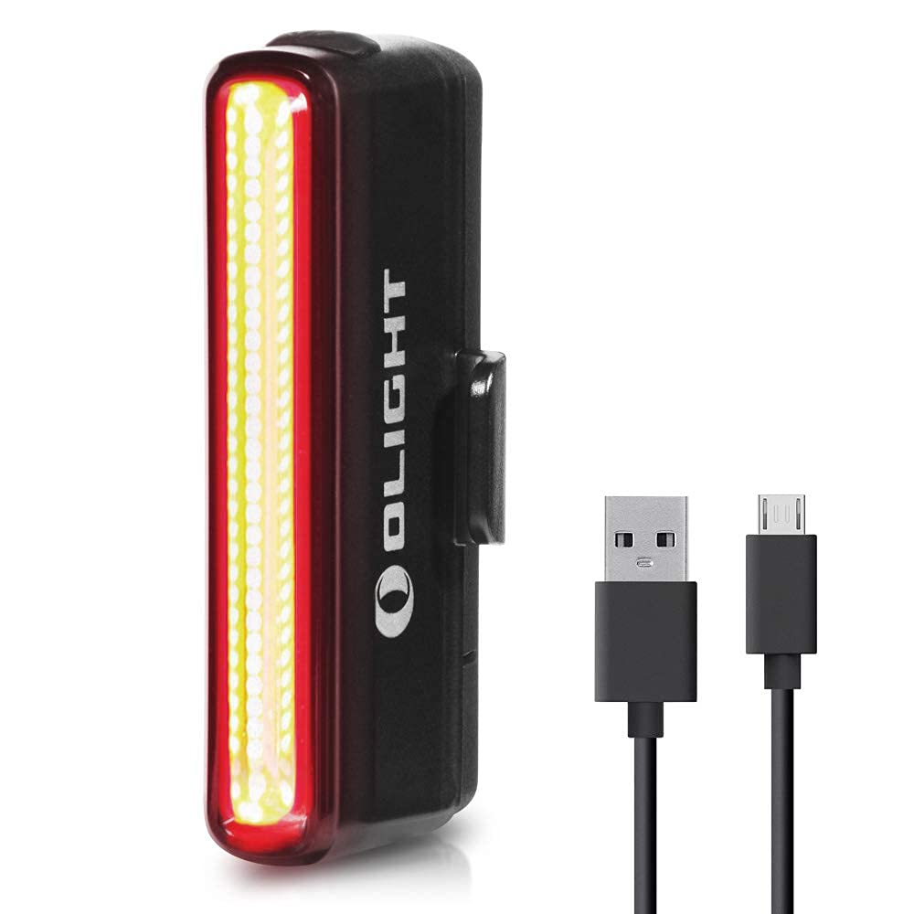 OLIGHT Ensemble de Lampes pour Cyclistes, RN 1500 Phares de Vélo Rechargeables 1500 Lumens Faisceau Anti Éblouissant Bundle Seemee 30C Feu arrière LED 30 Lumens Visibilité à 230 Degrés