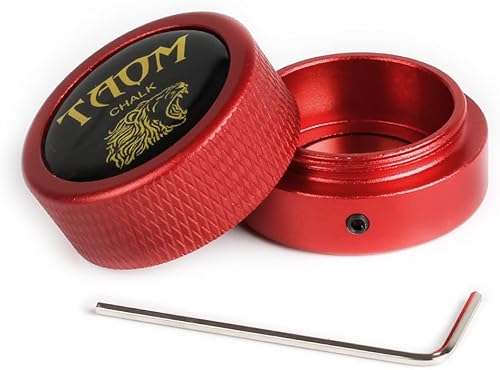 Vista 77 de TAOM - Soporte para tiza de piscina, herramienta práctica redonda, accesorios de billar, mini estuche magnético para tizas, contenedor de caja