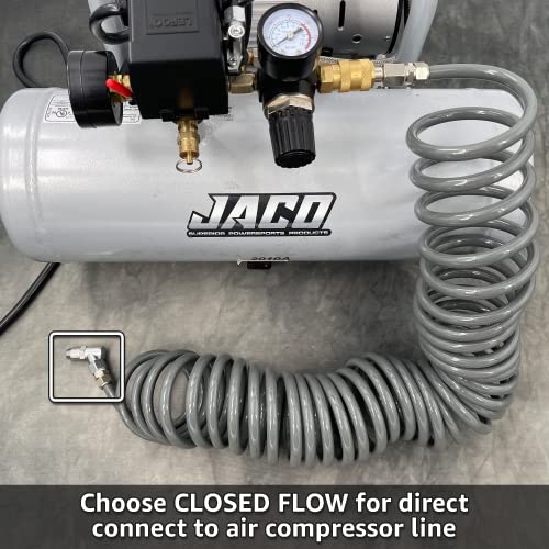 JACO Advanced Angled Tire Air Chuck - 1/4" NPT (Pack of 2) (Open Flow)