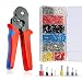 Produktbild Crimpzangen Aderendhülsen Set, ERAYAK Aderendhülsenzange mit 1200 Stück Aderendhülsen Tool Kit 0,25-10,00 qmm für Isolierte, Unisolierte Drahtseil-Ratschenkabelschuhe