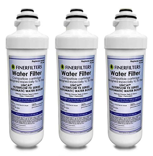 Finerfilters FC04 Water Filter Cartridges Compatible with All LINCAT FilterFlow FX Boilers (Pack of 3)