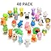 Produktbild 40Pcs Tiere Radiergummis,BESLIME Mini Tiere Radiergummi Set,3D Tier Radiergummis,für kinder partybevorzugungen,Lustige Radierer für Bleistifte Kinder Kreatives Spielzeug Party - Zoo-Tiere Kollektion