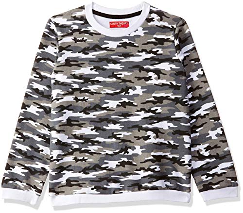Image of Cloth Theory Boy's Cotton Crew Neck Sweatshirt