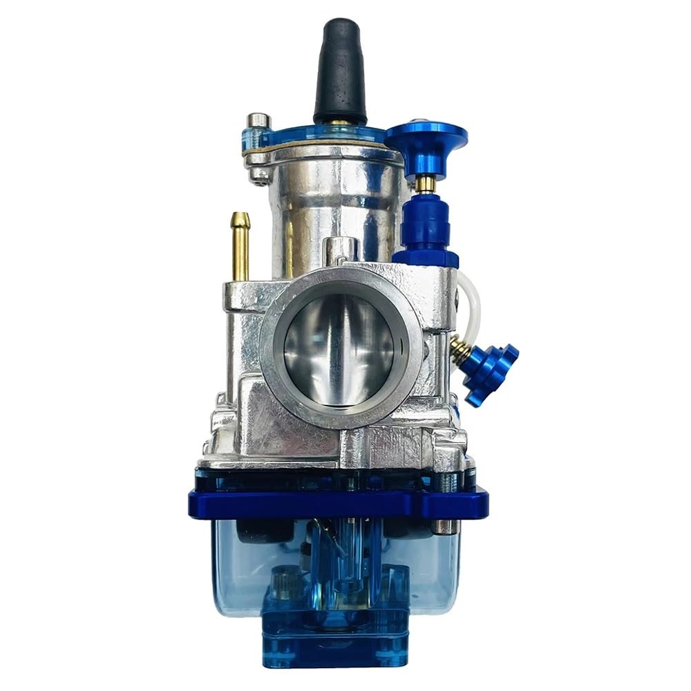 Uniwersalny gaźnik koso Minimoto PWK24 26 28 30 32 34mm zmodyfikowany przezroczysty niebieski platynowy jasny paliwo Banshee 350 dla Ymh YMH(PWK32)