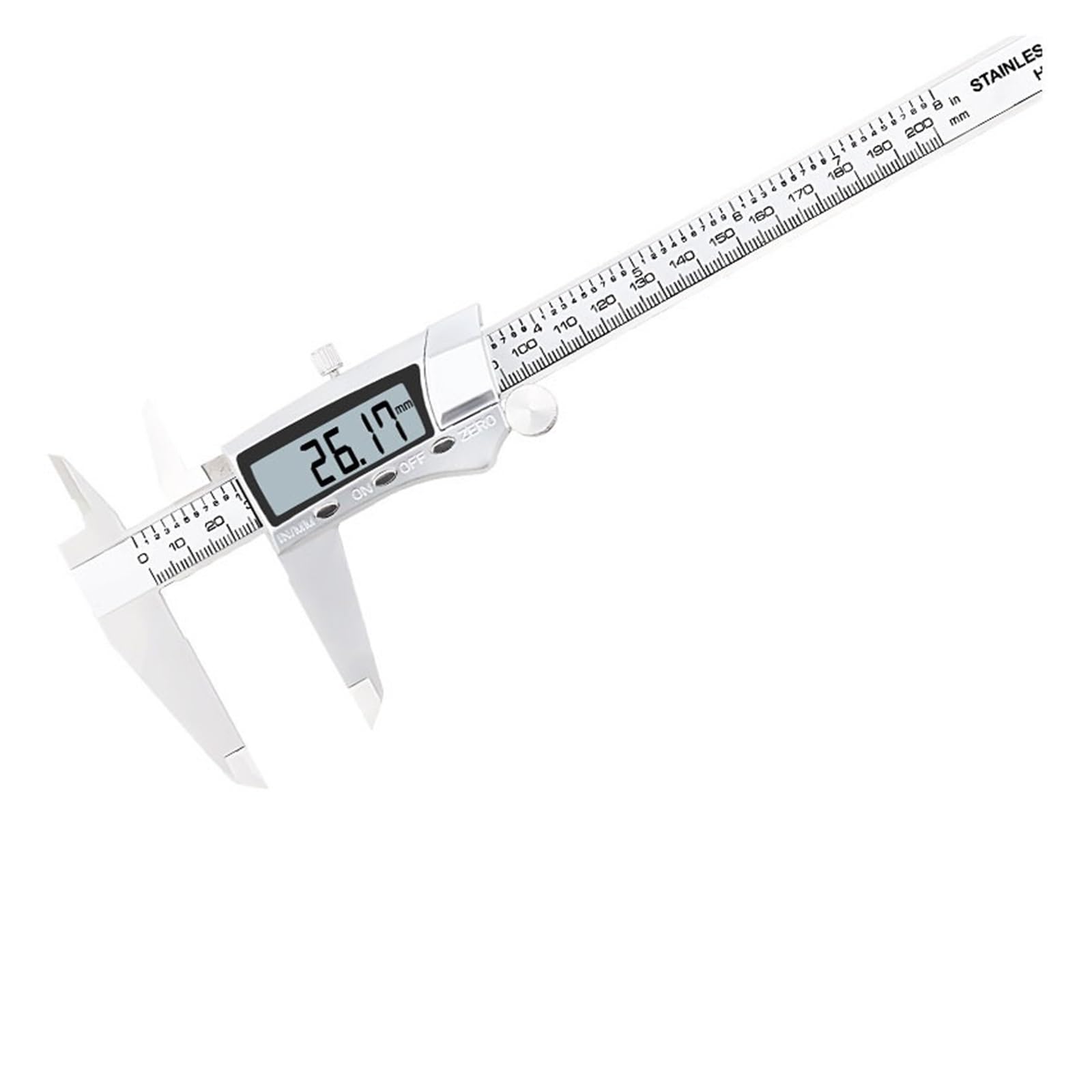 SWENEEN Electronic Digital Caliper Inch/Metric Conversion 0-150/200/300Mm Stainless Steel Lcd Screen Extreme Accuracy Measuring Tool,200mm