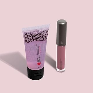 Quem disse, Berenice? Kit Mini Sabonete Demaquilante 30ml + Batom Líquido Supermate Rosetali 4ml