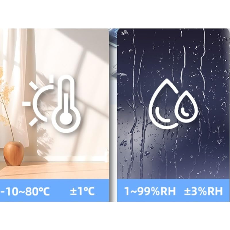 High Precision Indoor Household Digital Display for Temperature Humidity Monitoring