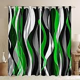 Photo Gallery homewish tende oscuranti con onde verdi, 132 x 160 cm, 2 pannelli, a righe, moderne, astratte, tende per finestre, tende per camera da letto, nero, arte minimalista semplice e geometrica contemporanea Photo Gallery homewish tende oscuranti con onde verdi, 132 x 160 cm, 2 pannelli, a righe, moderne, astratte, tende per finestre, tende per camera da letto, nero, arte minimalista semplice e geometrica contemporanea