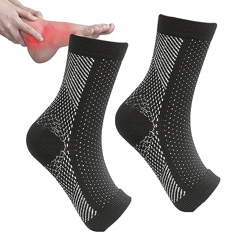 Meias de compressão para mulheres - Meias de compressão sem dedos Meias de compressão abertas nos de