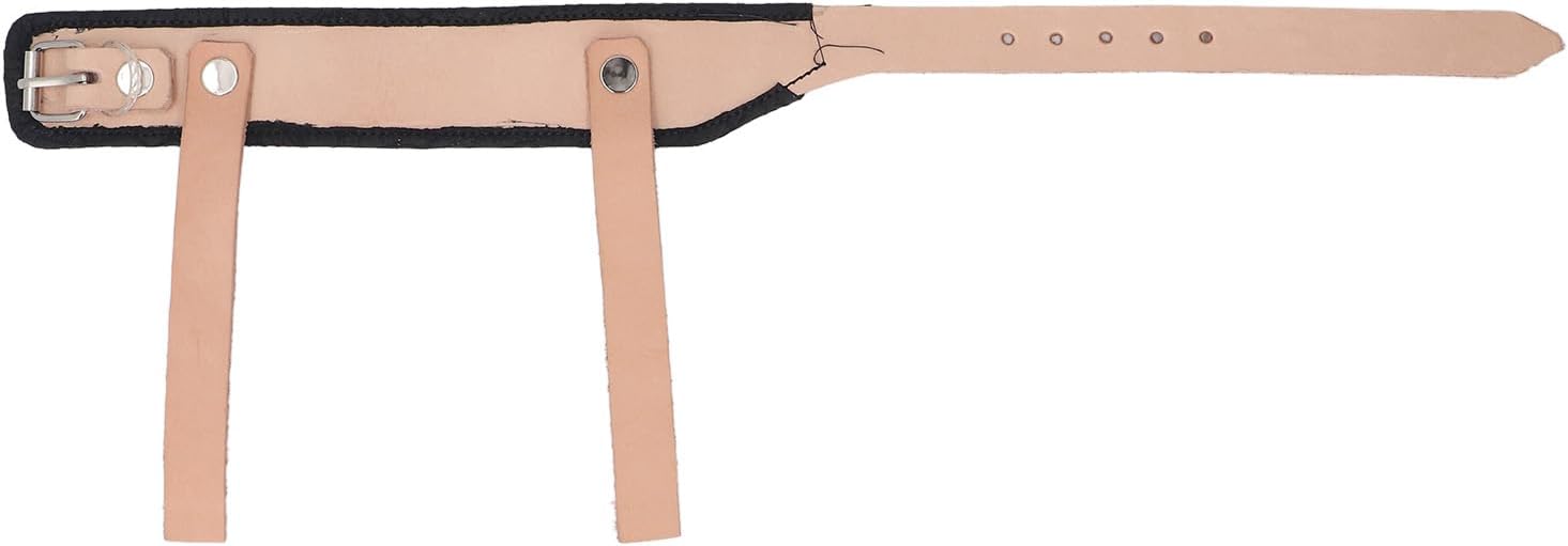 ZJchao Below Knee Prosthetic Suspension Strap Prevent Slipping Control Swelling for Leg Prosthesis Cowhide