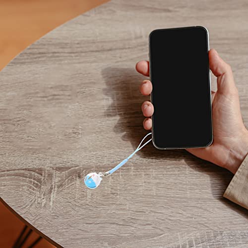 TOYANDONA Japanischer Maneki Neko Glückskatze Handyanhänger Kupfer Winkekatze Schellen Glöckchen Handyschmuck für DIY Schlüsselanhänger Auto Tasche Geldbörse Rucksack Glücksanhänger Deko 5 Stück