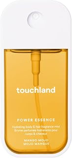 Touchland Mango Mojo Hydrating Body & Hair Fragrance Mist - 2oz Travel Size, Skincare-Infused Vegan Spray