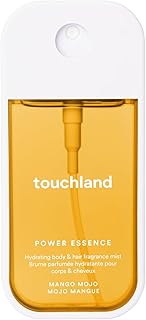 Touchland Hydrating Body & Hair Fragrance Mist, Mango Mojo, 2 FL. OZ. Travel Size Body Spray