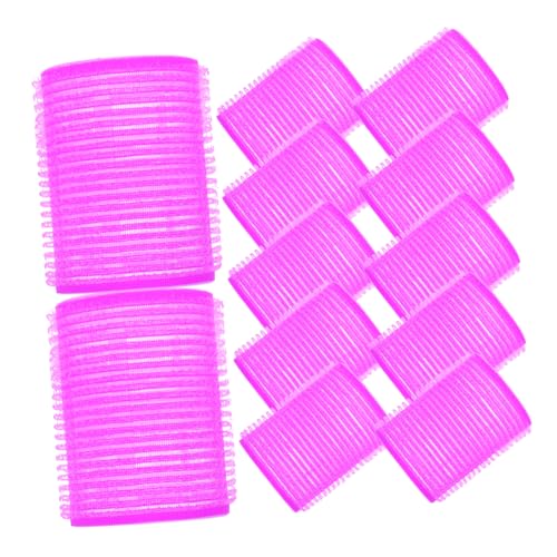 SHERCHPRY 12 Piezas Rizadores de Pelo Autoadhesivos para de Cabello Herramienta de Peluquería para Mujeres y Niñas Colores Aleatorios Color Aleatorio