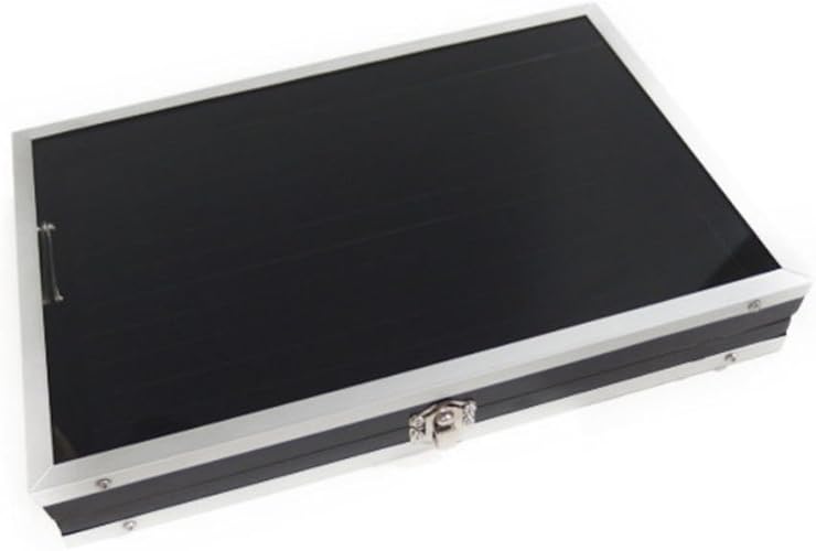 Amazon M シルバー カフスボタン ネクタイピン 指輪 収納ケース ガラスケース コレクションボックス メンズ 男性用 カフス 通販