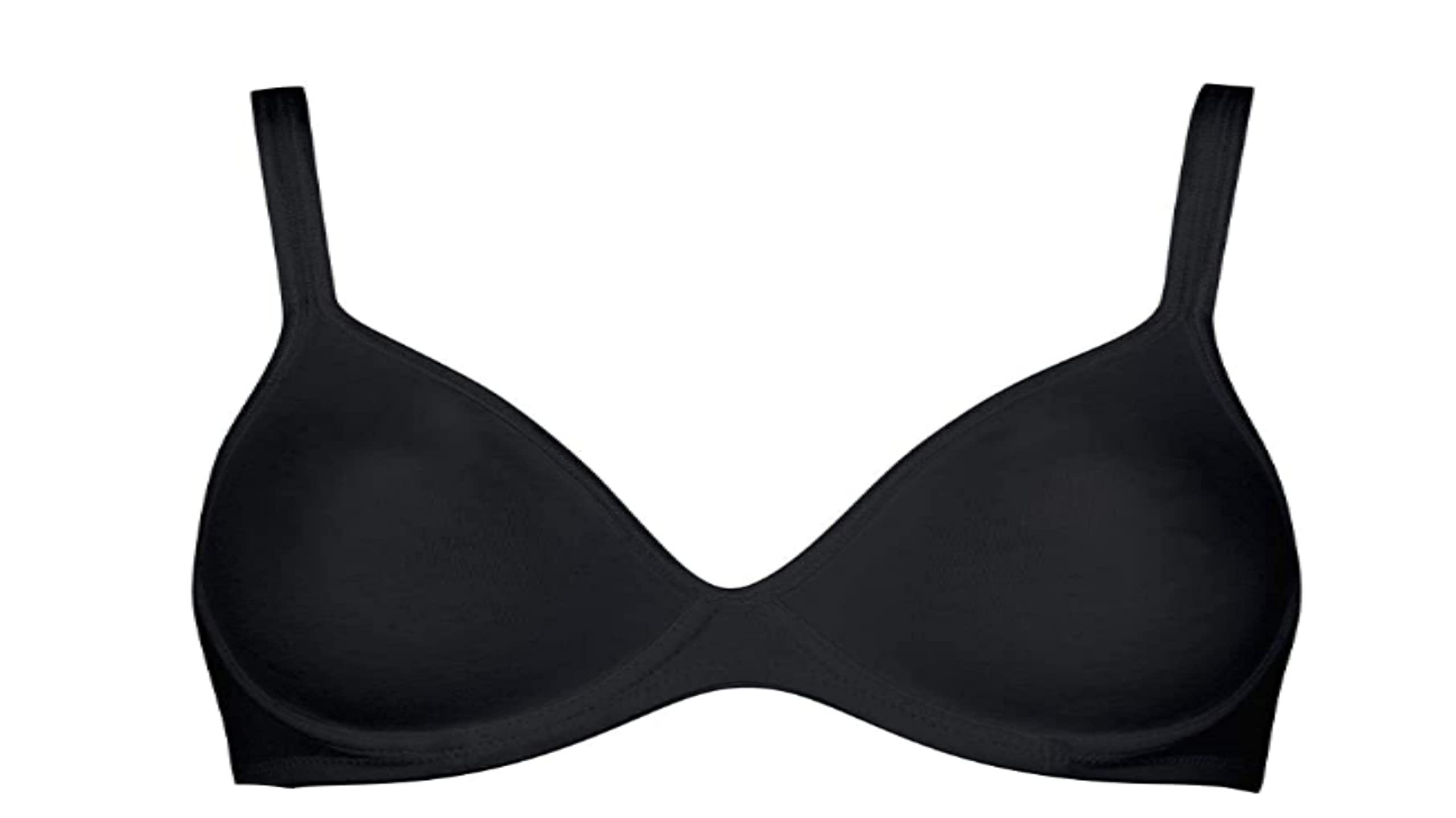 Cotonella Women's C CD048000B Non-Padded Wired Bra, Black, 32B (Manufacturer size: 70B)