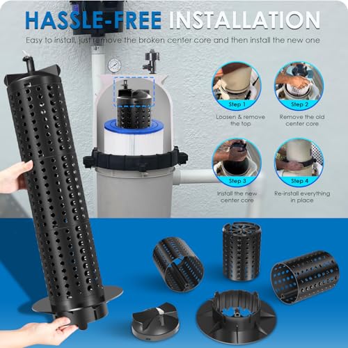 Yoursme 59053700 Center Core Replacement for Pentair Clean and Clear 100 and 125 Square Feet EC-160354 CCRP100 Pool/Spa Cartridge Filter by Yoursme - Used condition - Image 6