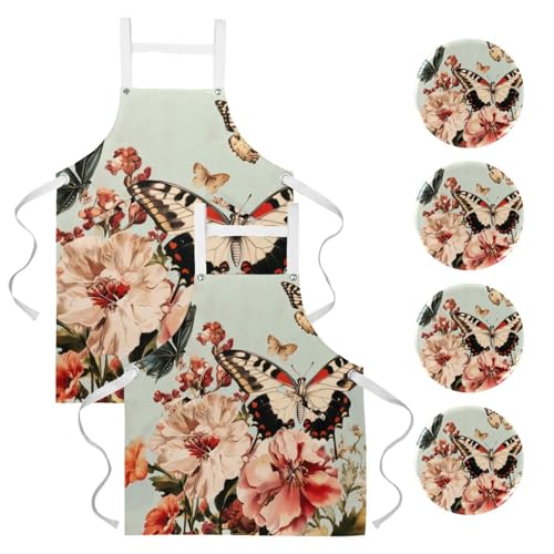 Tablier de cuisine anti taches lot de 2 pour éviter les salissures en pâtisserie