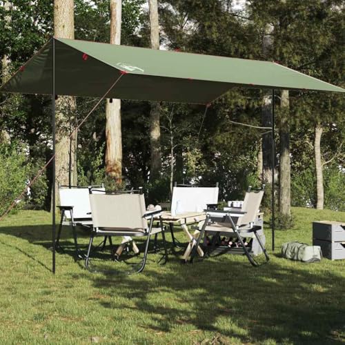 Bâche de camping imperméable 300x294 légère et tapis de sol avec sac - 3