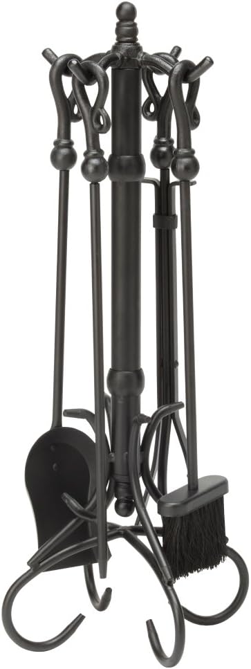 UniFlameF-1056, 5pc Black Wrought Iron Toolset