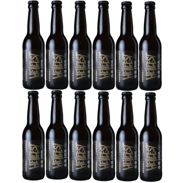 Hellfest Vendée cerveza artesanal Mélusine 6,6% IPA - 12 x 33cl.